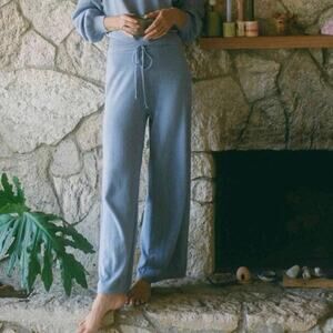 NWT Christy Dawn The Salem cotton knit Pants in grey sz  L